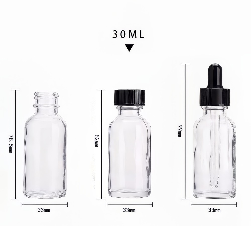 clear bottle 0.5oz