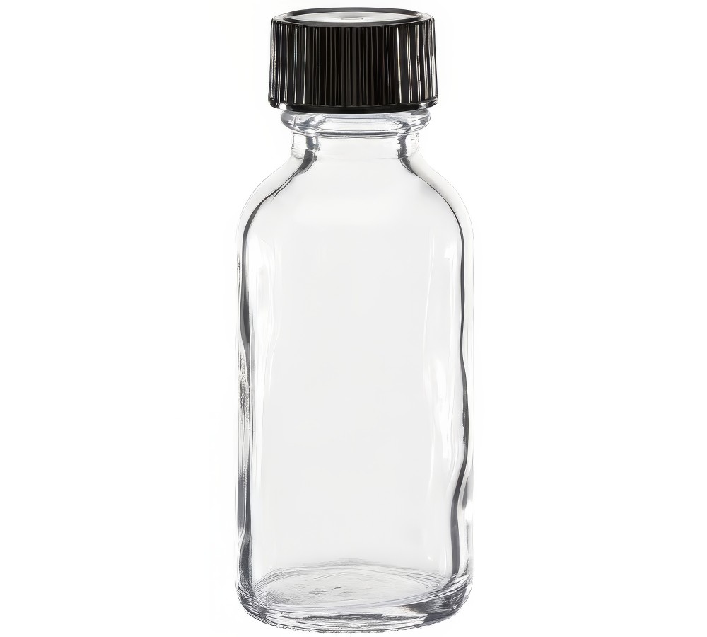 clear bottle 0.5oz