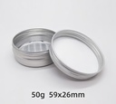 aluminum jar 50g-a