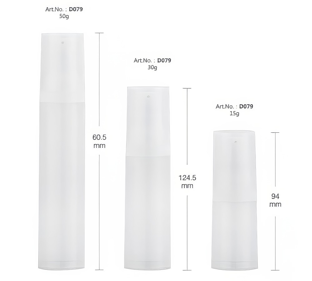 Airless bottle D075